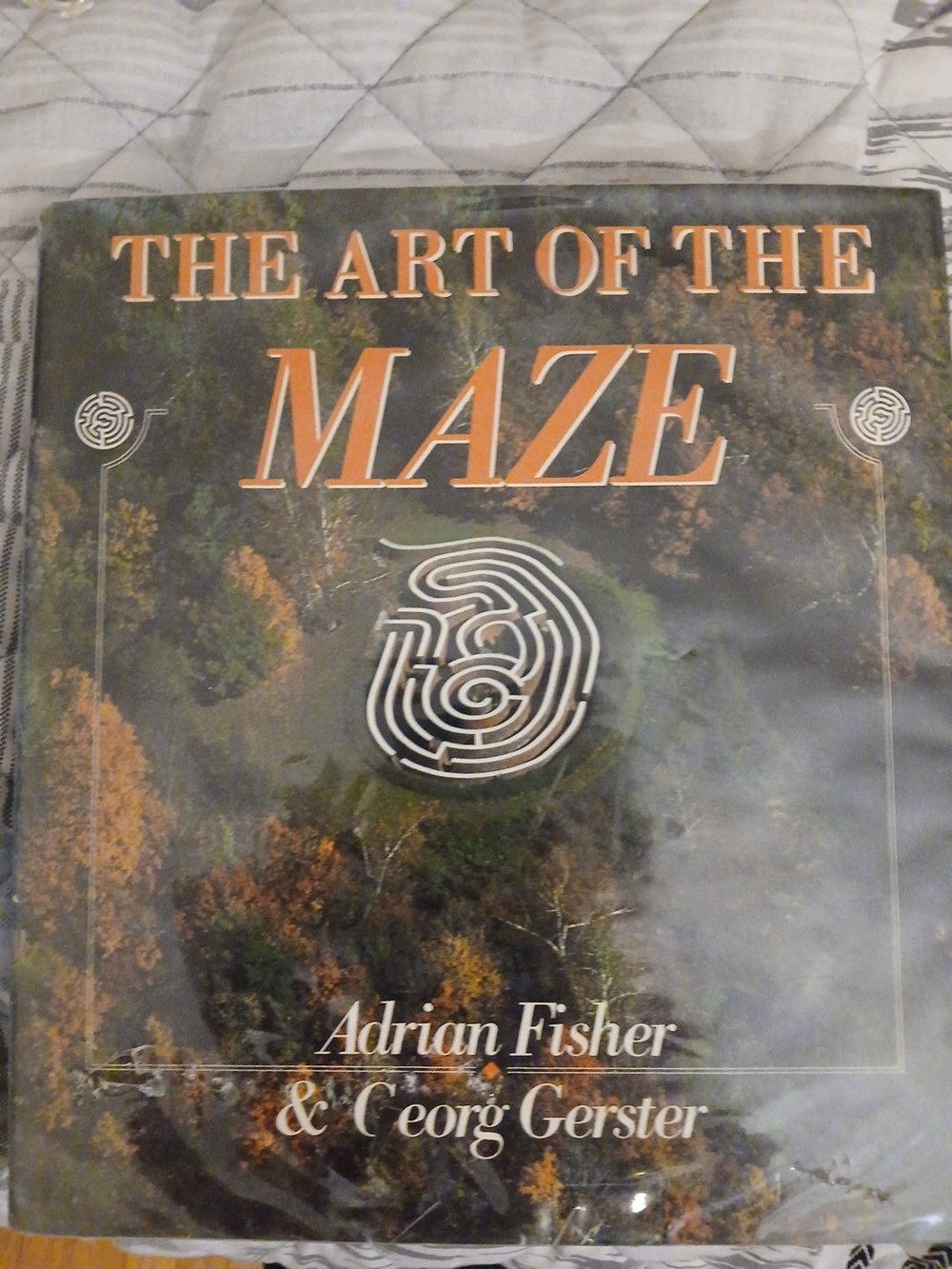 Adrian Fisher & Georg Gerster The Art of the Maze - Green Cover